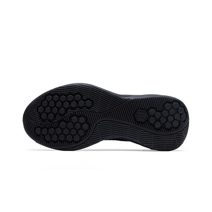 Woman wearing Rebecca Lim's arch support shoes for back pain relief