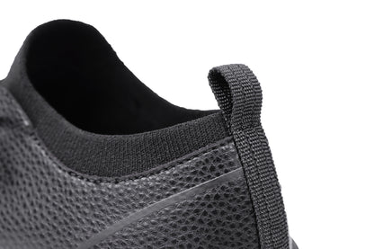 Woman wearing Rebecca Lim's arch support shoes for back pain relief
